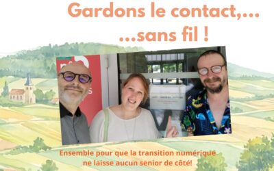 📱 “Gardons le contact… sans fil” : le projet est lancé !